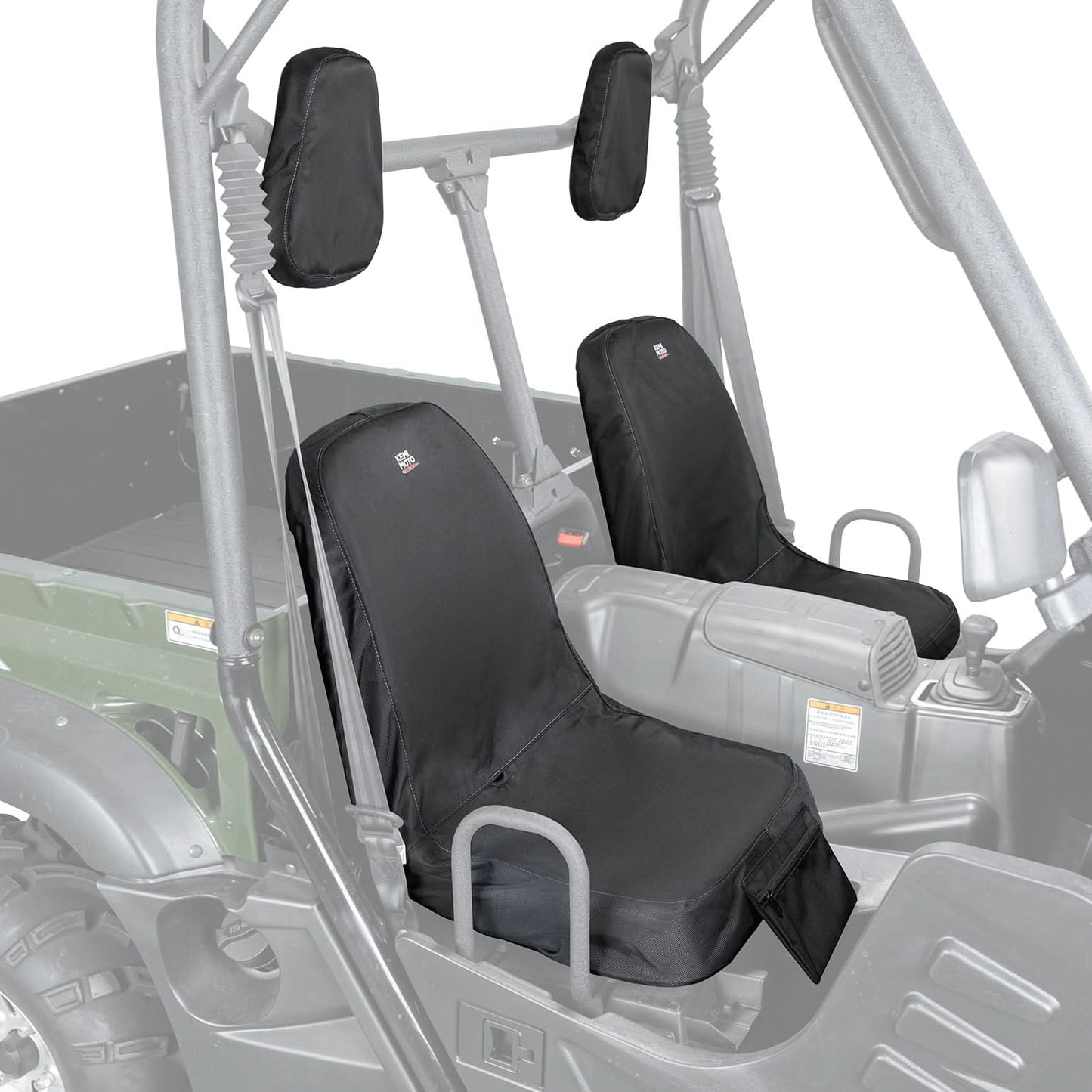 Kemimoto UTV Waterproof Seat Cover 2-Piece for Hisun Axis