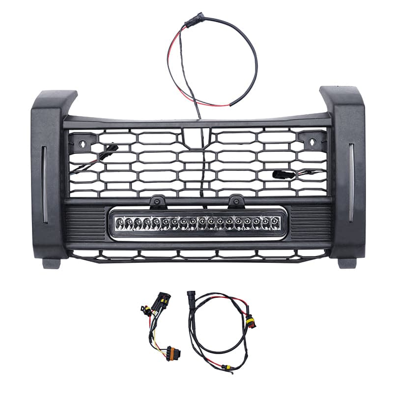 Kemimoto Front Mesh Grill Turn Signal Kit for Polaris Xpedition