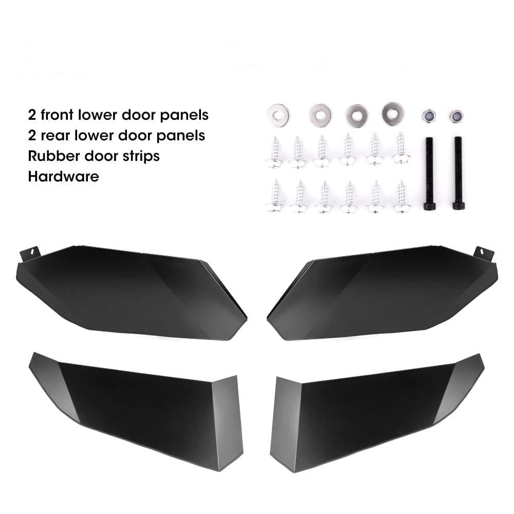 Kemimoto Aluminum Lower Door Panel Inserts for Can-Am Maverick X3 MAX