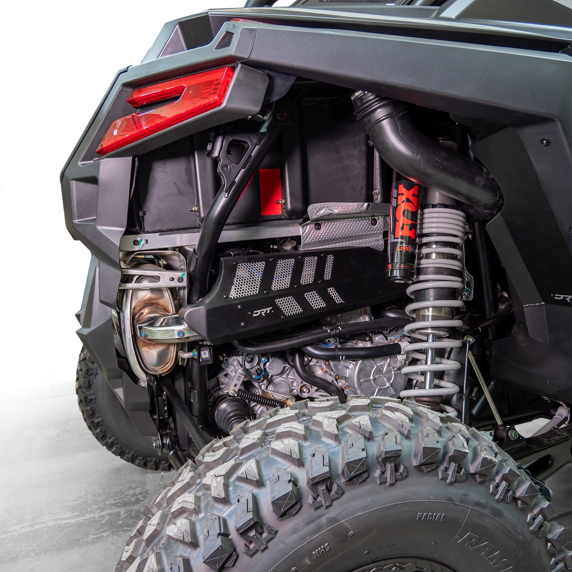 DRT Aluminum Headpipe Shield for Polaris RZR Turbo 2022+