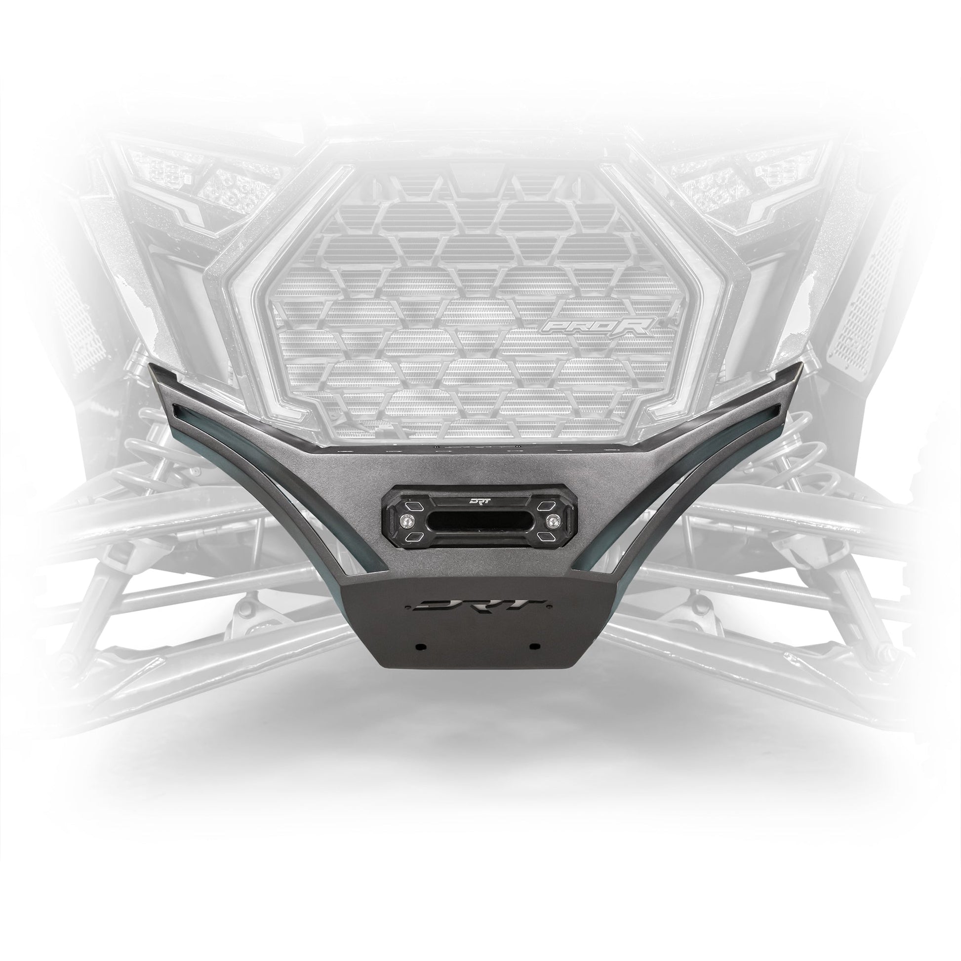 DRT Polaris RZR Pro XP Front Winch Bumper Sand Black