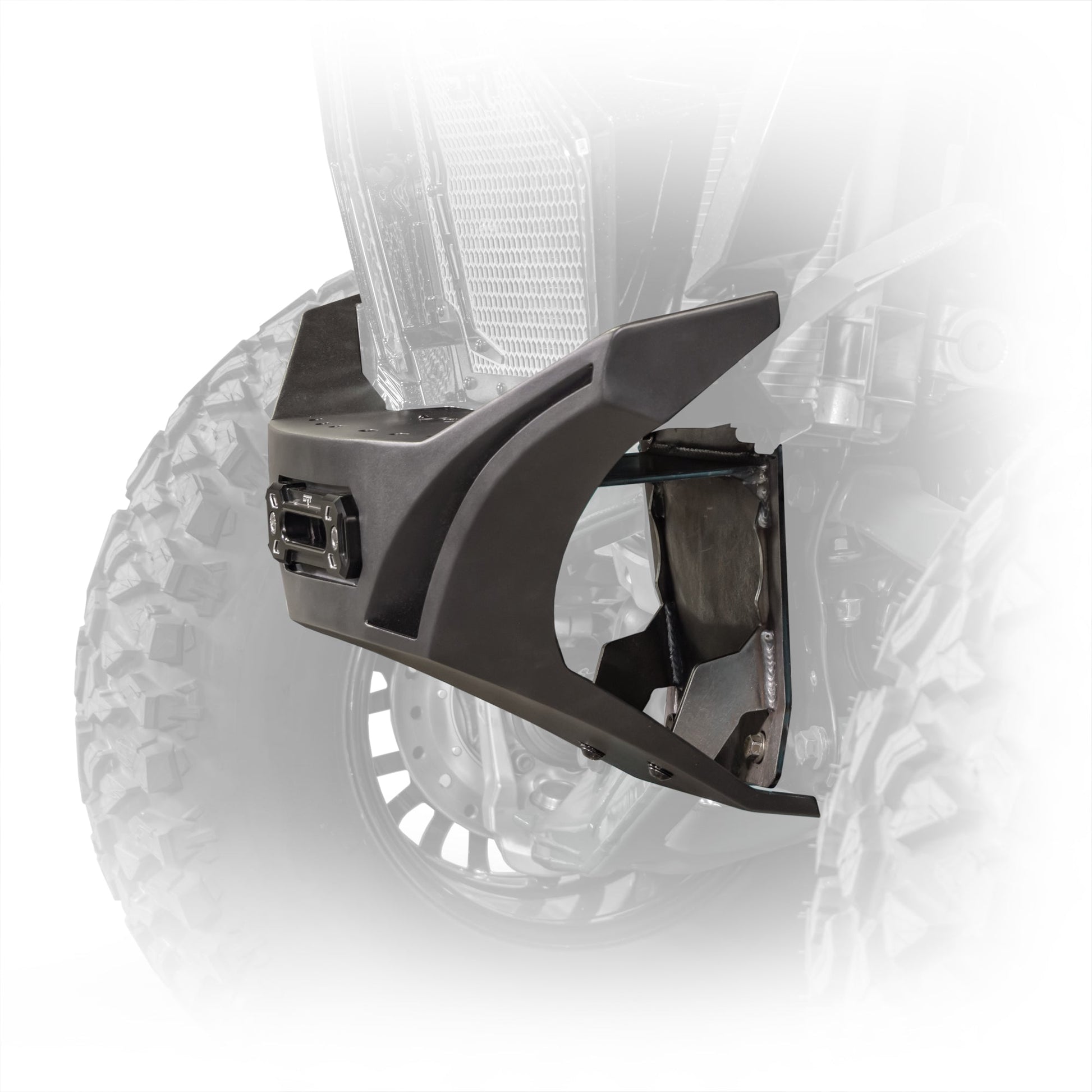 DRT Polaris RZR Pro Front Winch Bumper – Steel Black 2022+