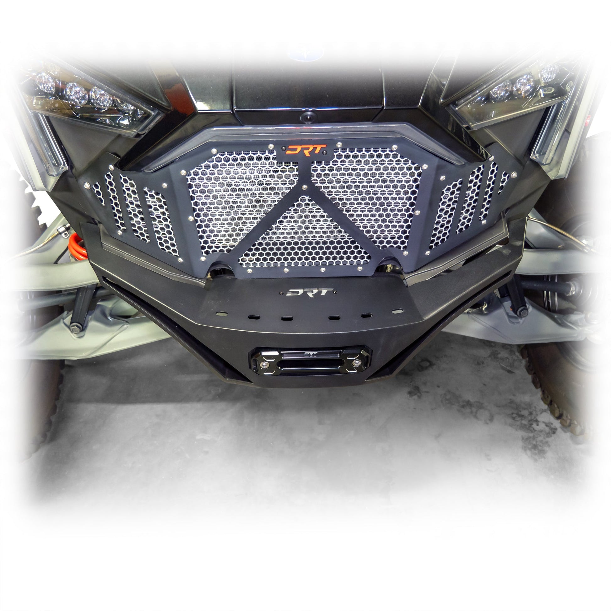 DRT Polaris RZR Pro XP Front Winch Bumper Heavy‑Duty HD