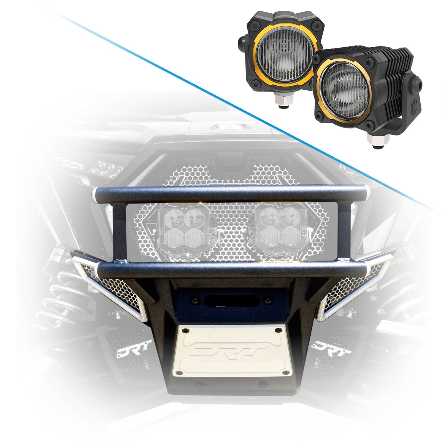 DRT Motorsports Desert Runner Winch Bumper for Polaris RZR Pro