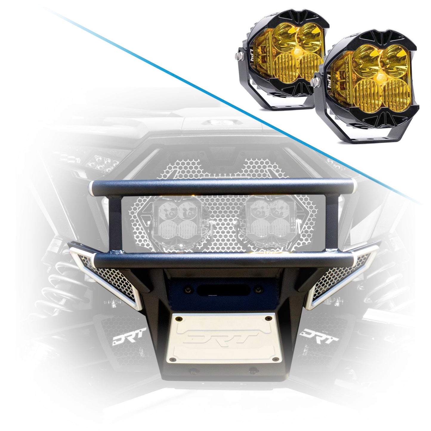 DRT Motorsports Desert Runner Winch Bumper for Polaris RZR Pro