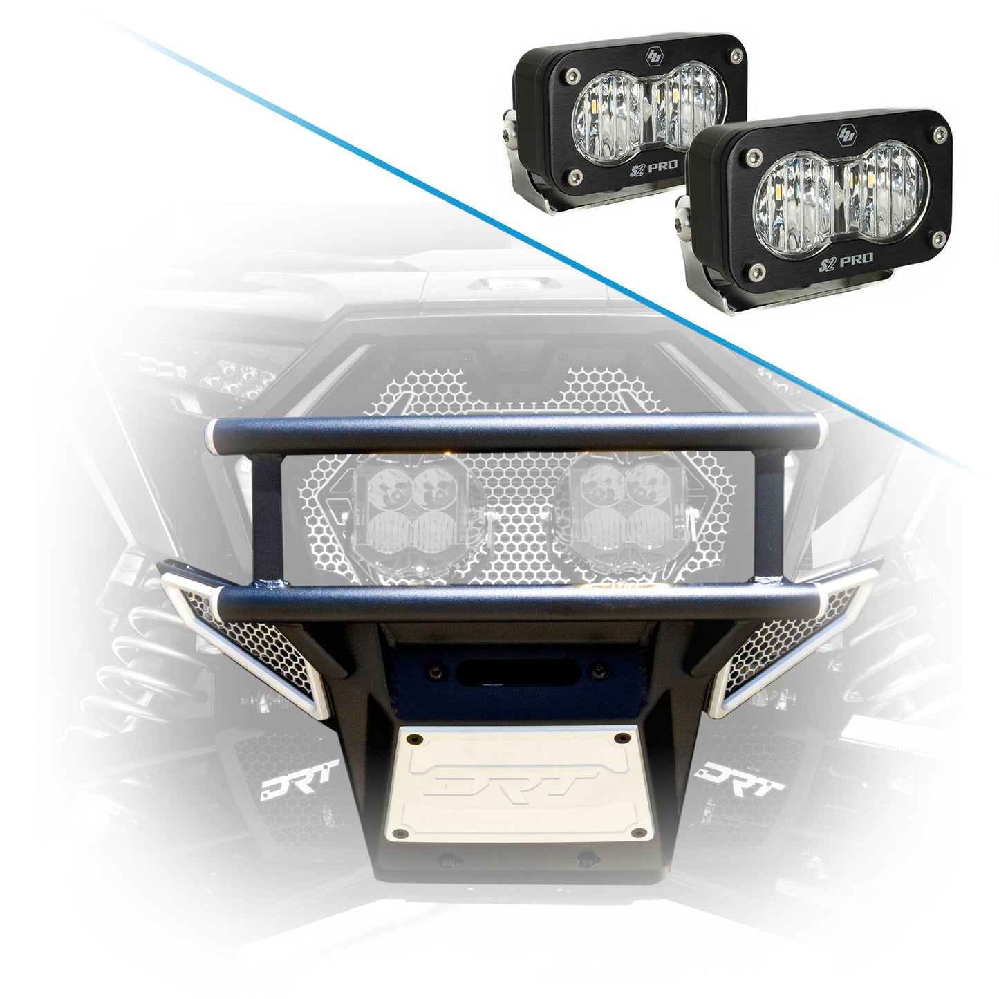 DRT Motorsports Desert Runner Winch Bumper for Polaris RZR Pro