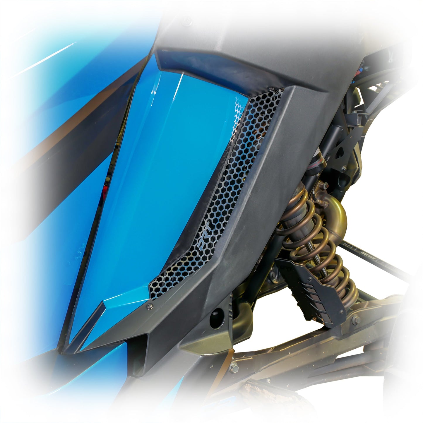 DRT Aluminum Rear Fender Screen for Polaris RZR Pro Turbo