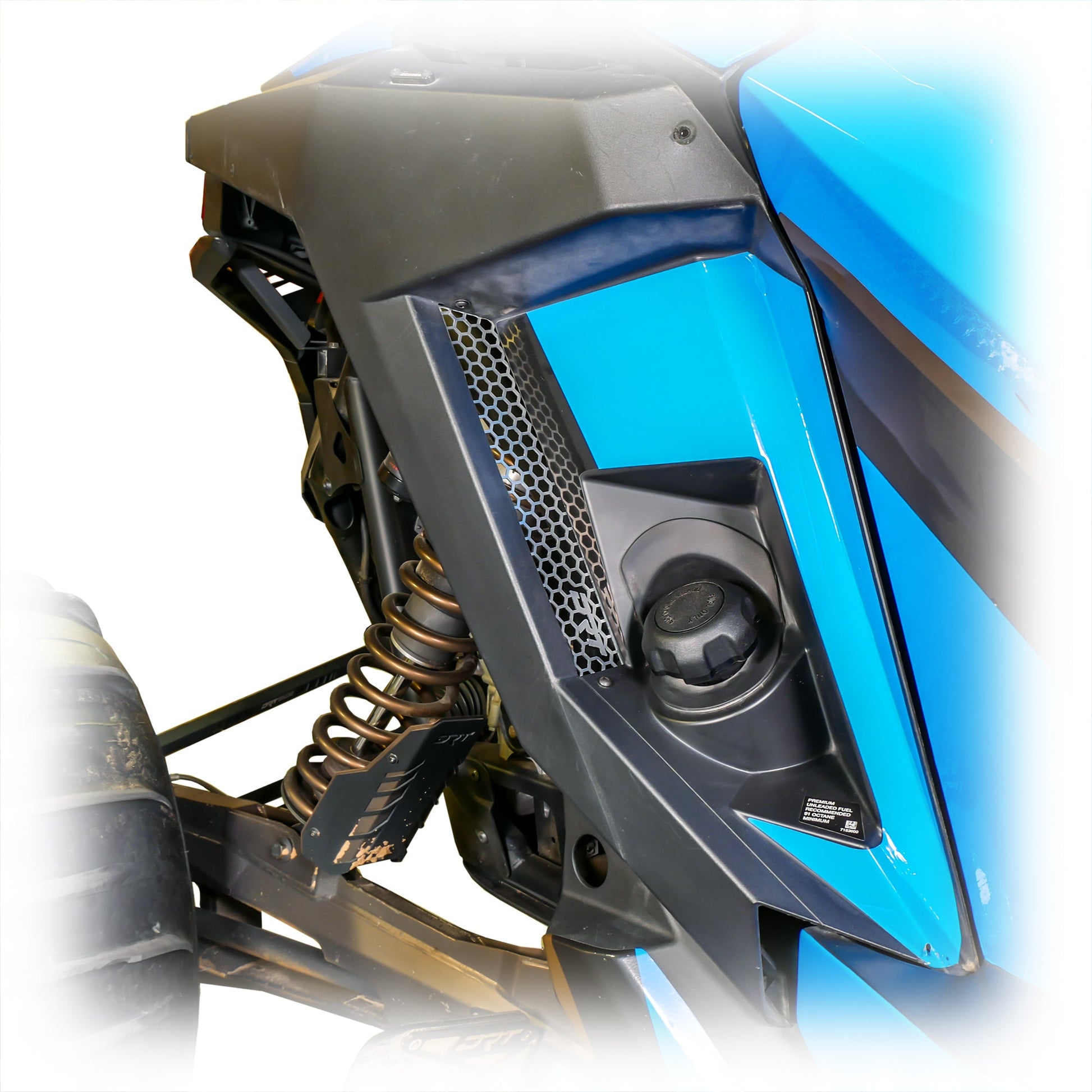 DRT Aluminum Rear Fender Screen for Polaris RZR Pro Turbo