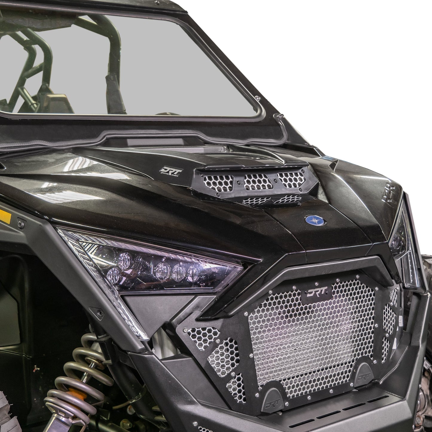 DRT Black Hood Scoop V2 for 2020-2024 Polaris RZR