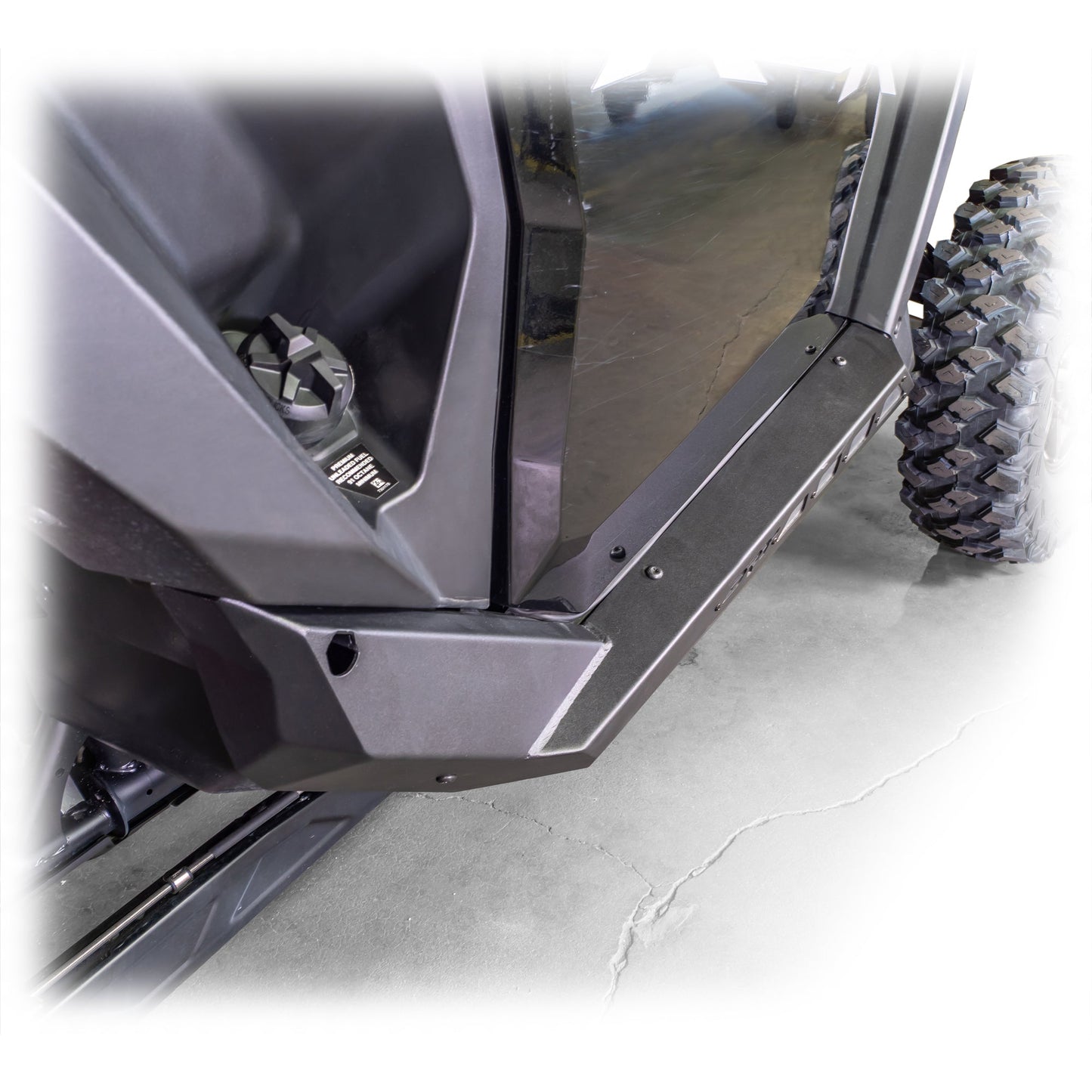 DRT Premium Black Rock Sliders for Polaris RZR Pro 2-Seat