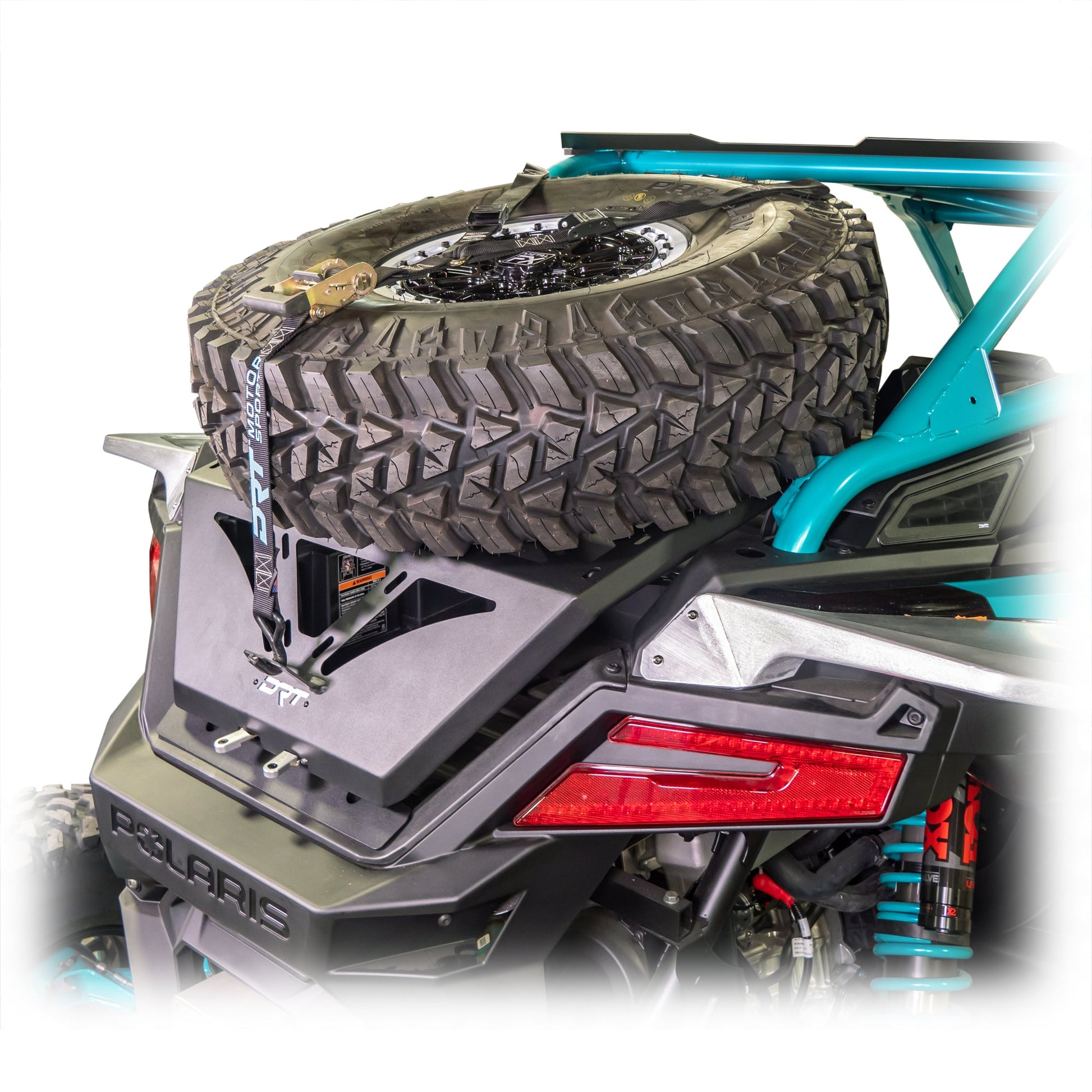 DRT Polaris Pro Series 35" Tire Carrier Adventure Rack V2