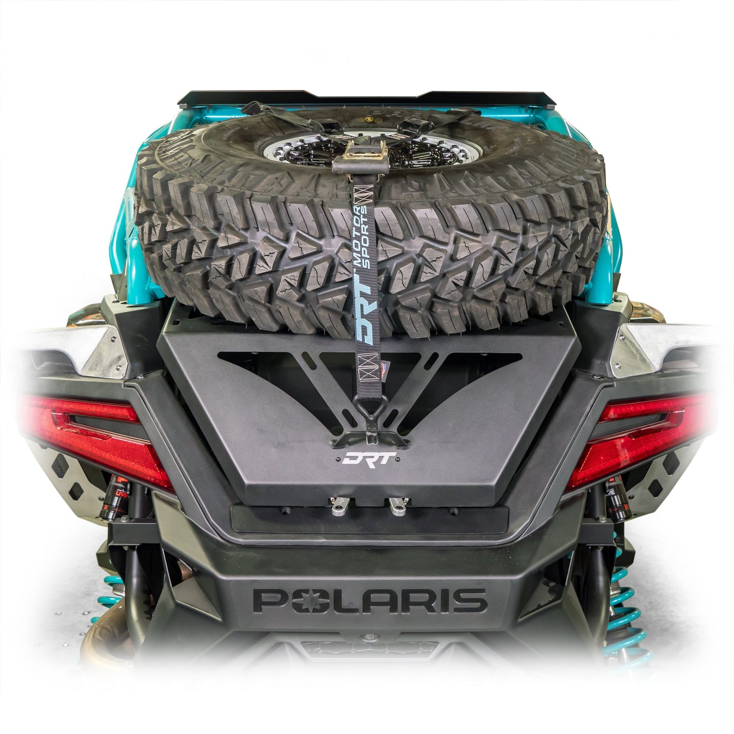 DRT Polaris Pro Series 35" Tire Carrier Adventure Rack V2