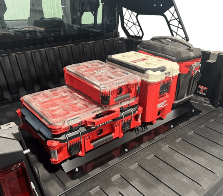 Polaris Ranger 1500XD Rear Packout Mount Black Powder-Coated