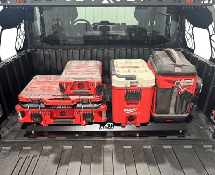 Polaris Ranger 1500XD Rear Packout Mount Black Powder-Coated