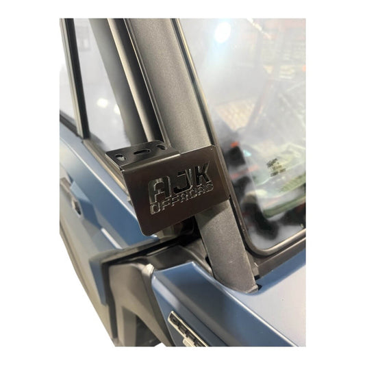Can‑Am Defender HD10 and HD11 A‑Pillar Light Mount – Black Powder‑Coated