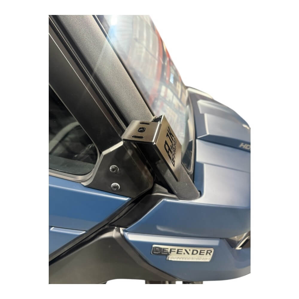 Can‑Am Defender HD10 and HD11 A‑Pillar Light Mount – Black Powder‑Coated