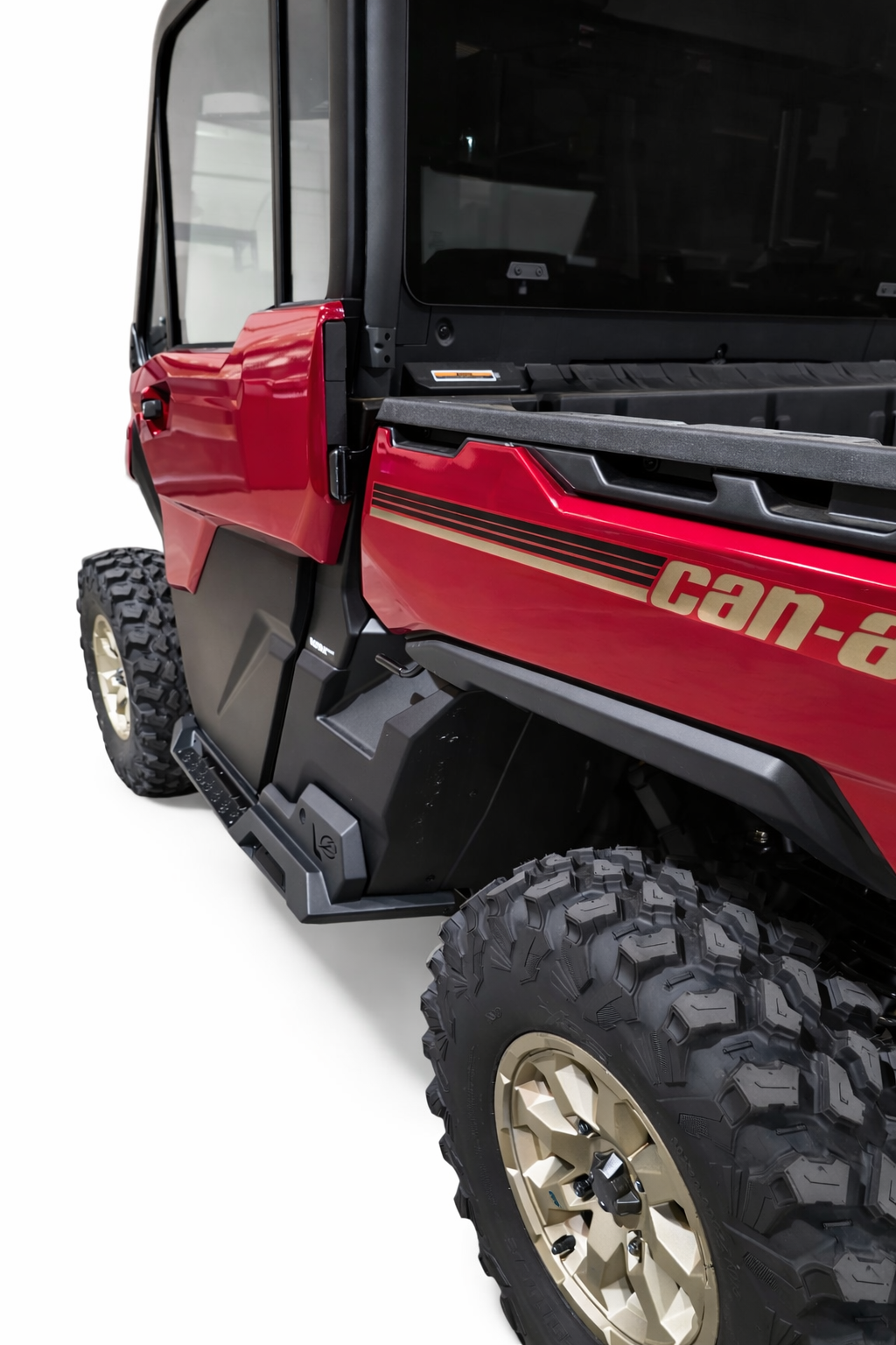 Can-Am Defender HD10 Rock Steps Hammer Black Powder Coat 2-Seat