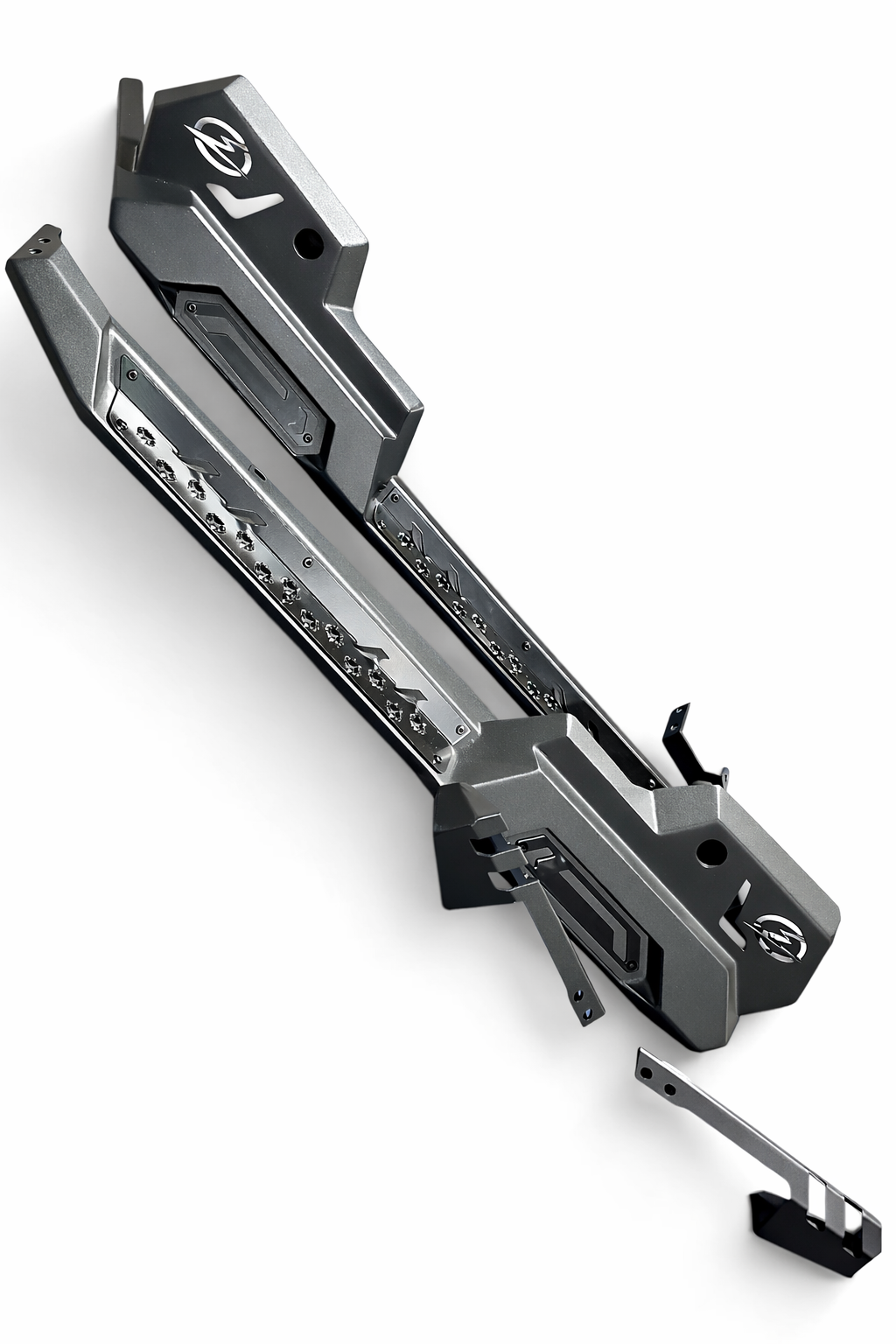 Can-Am Defender HD10 Rock Steps Hammer Black Powder Coat 2-Seat