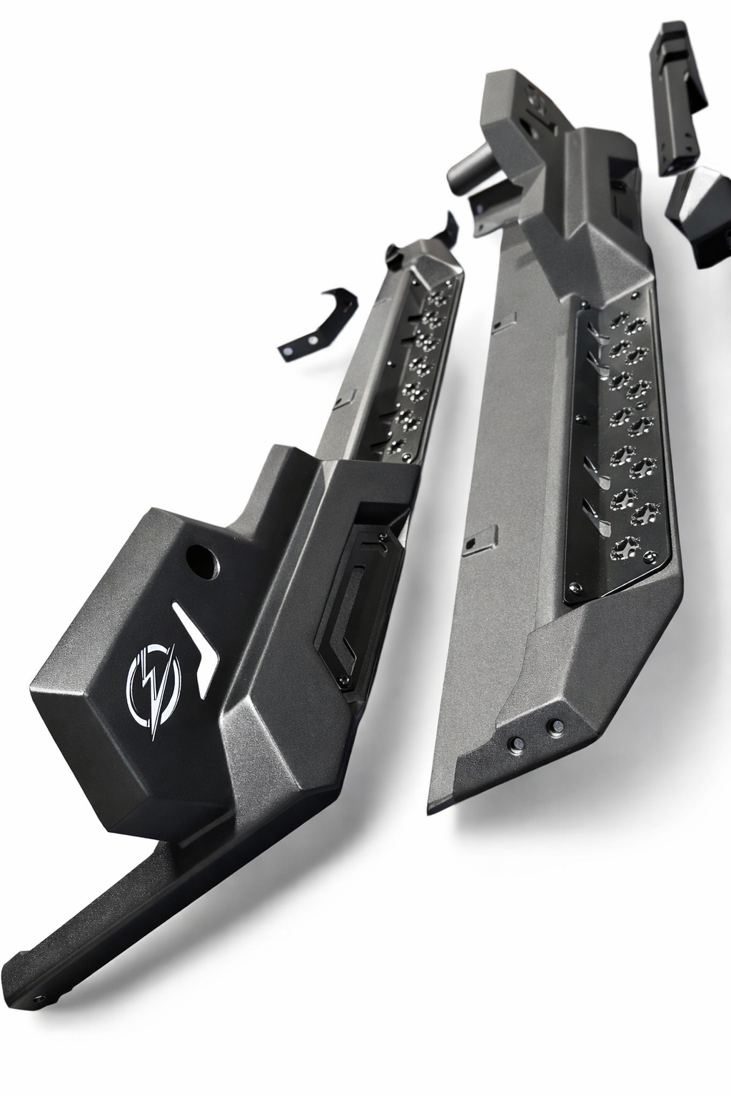 Can-Am Defender HD10 Rock Steps Hammer Black Powder Coat 2-Seat