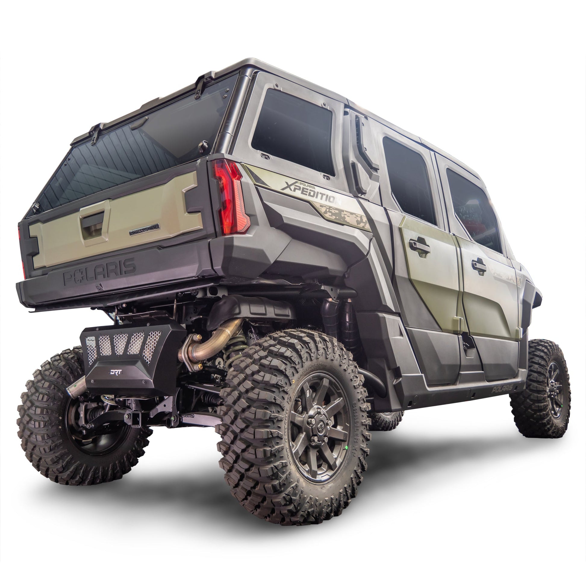 DRT Polaris 2024+ XPEDITION Vented Aluminum Exhaust Cover