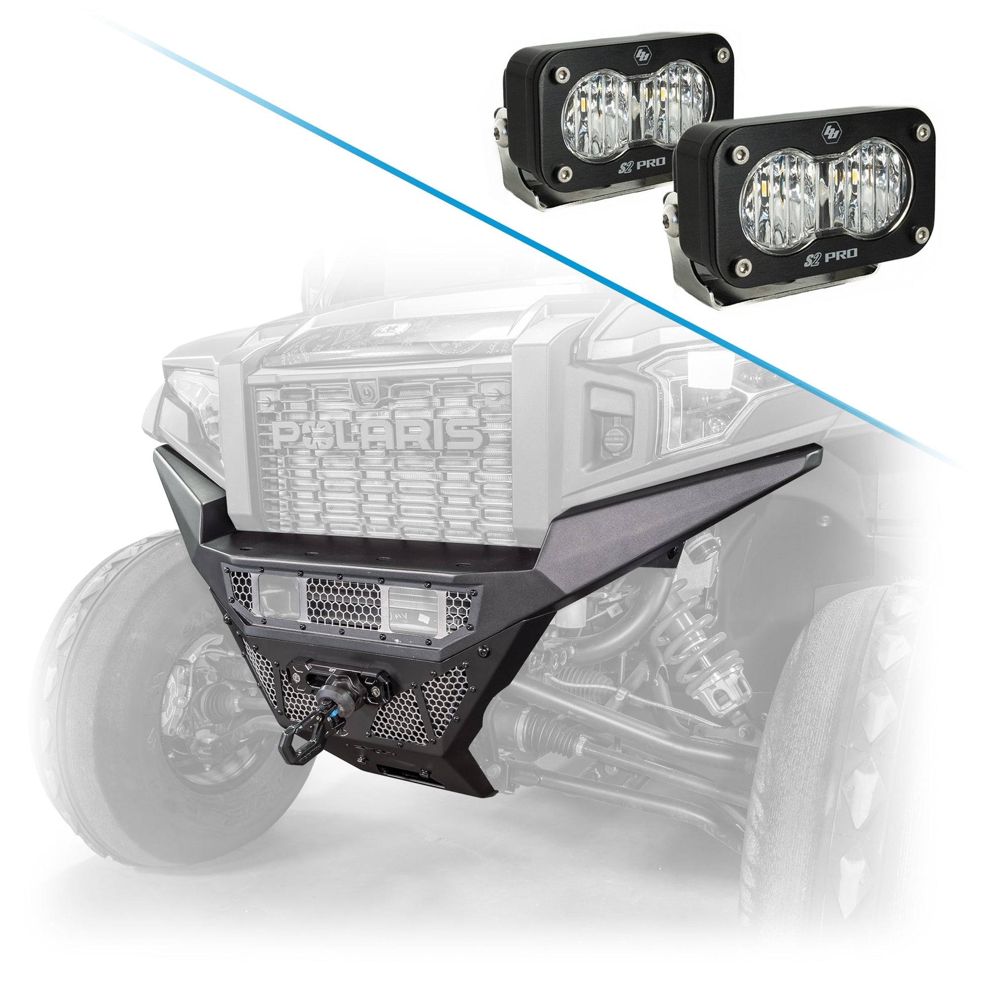 DRT Polaris 2024+ Xpedition Front Bumper – Heavy‑Duty Steel Protection