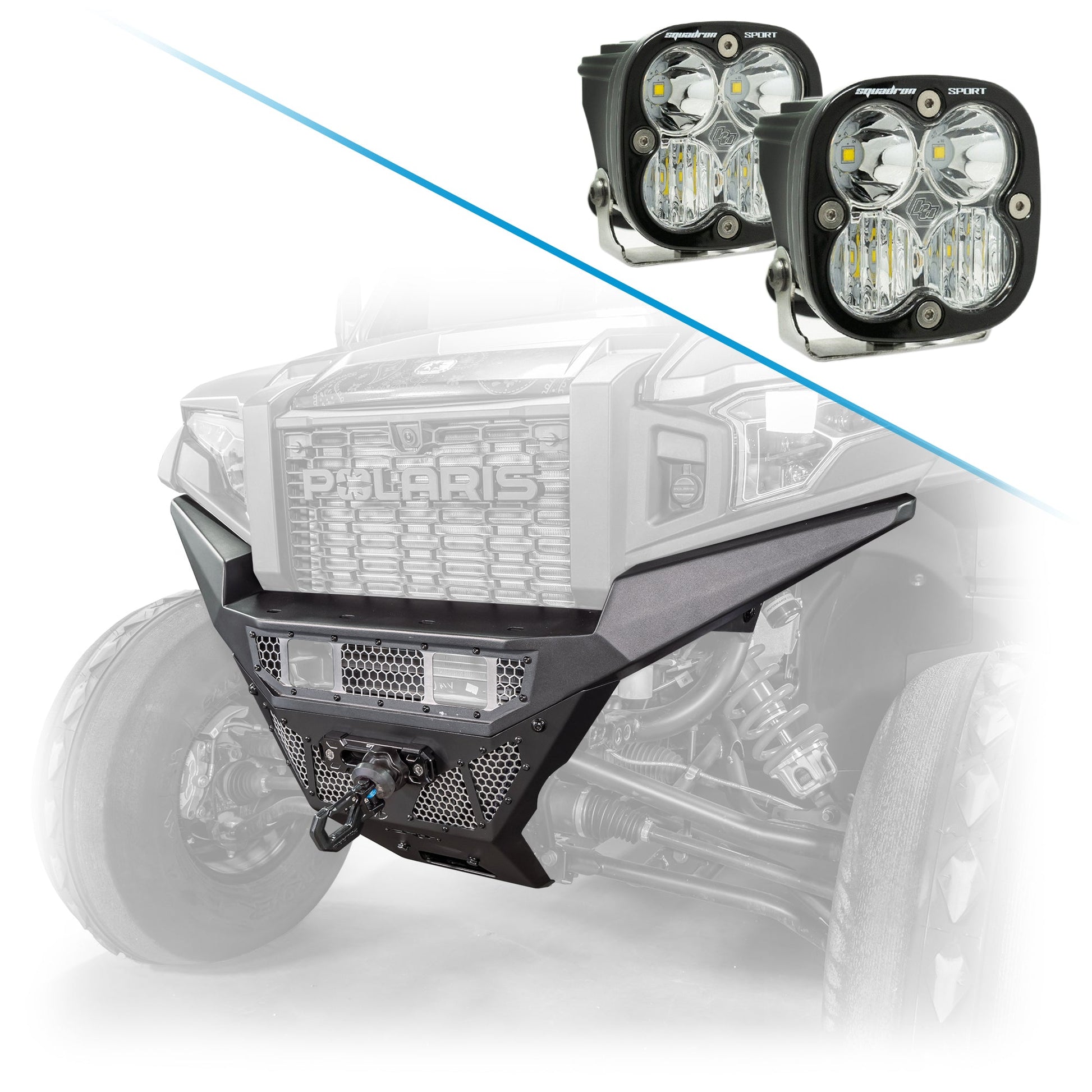 DRT Polaris 2024+ Xpedition Front Bumper – Heavy‑Duty Steel Protection