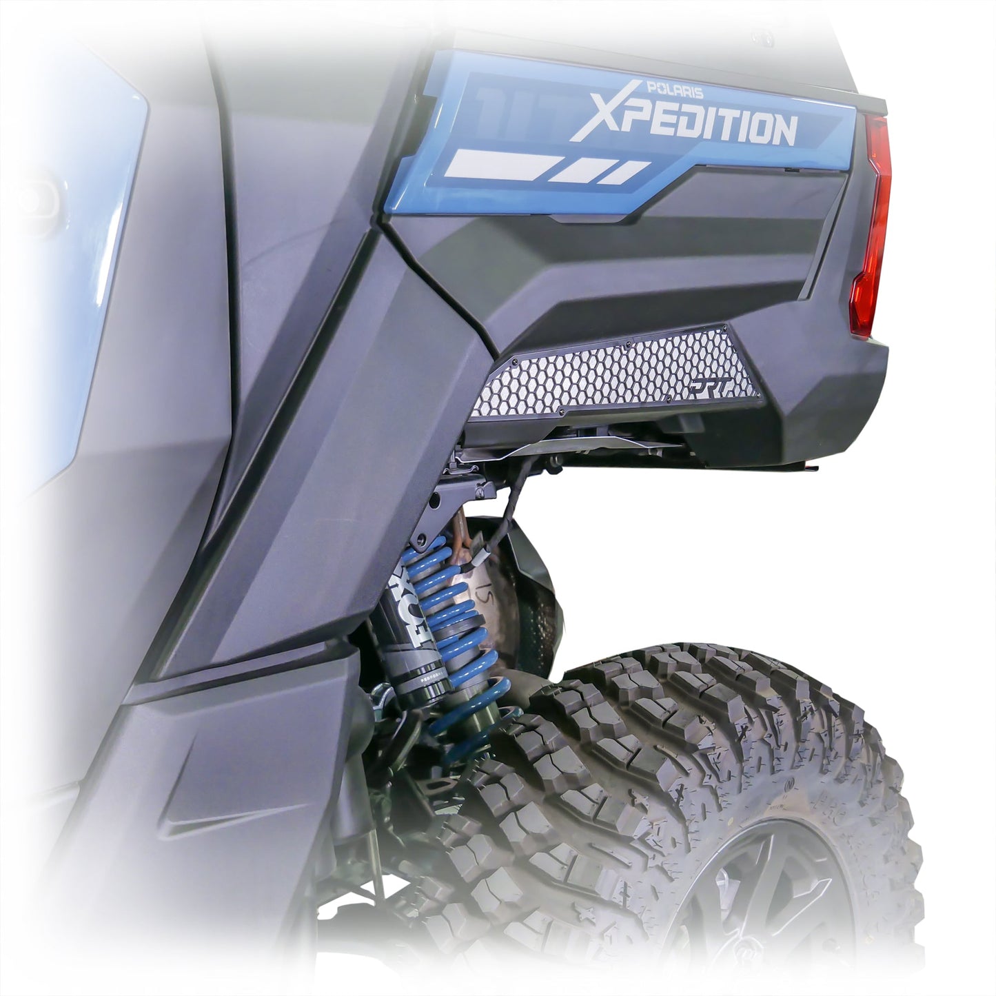Polaris 2024+ Xpedition Rear Fender Mesh Set – Black/Raw