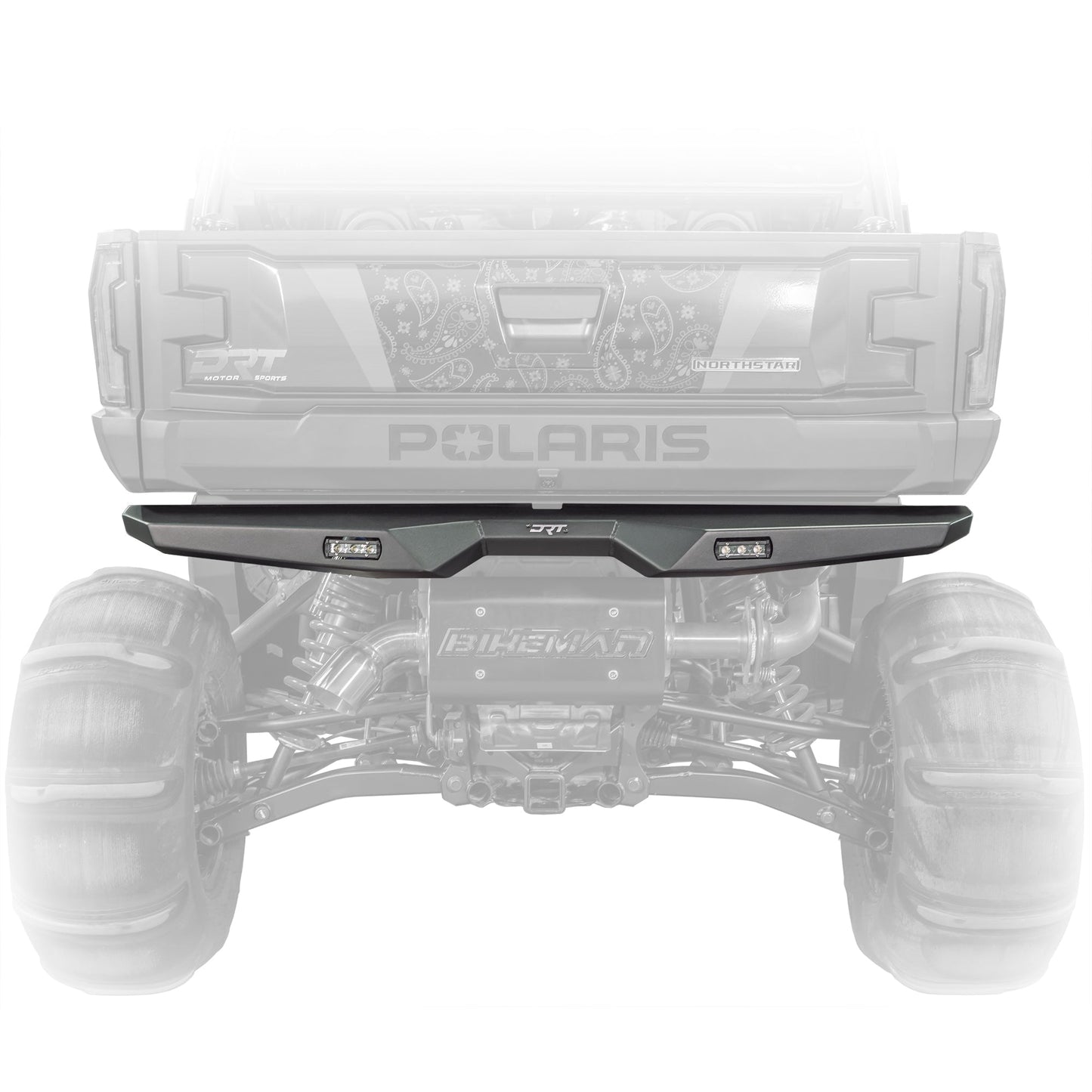 DRT Steel Rear Bumper with LED Lights for Polaris Xpedition
