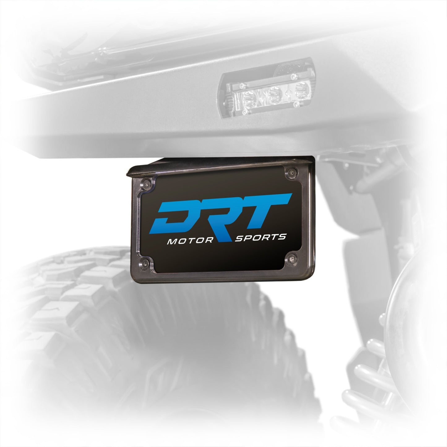 DRT Polaris Xpedition Rear Bumper License Plate Bracket Steel