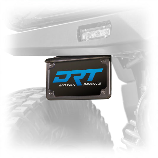 DRT Polaris Xpedition Rear Bumper License Plate Bracket Steel