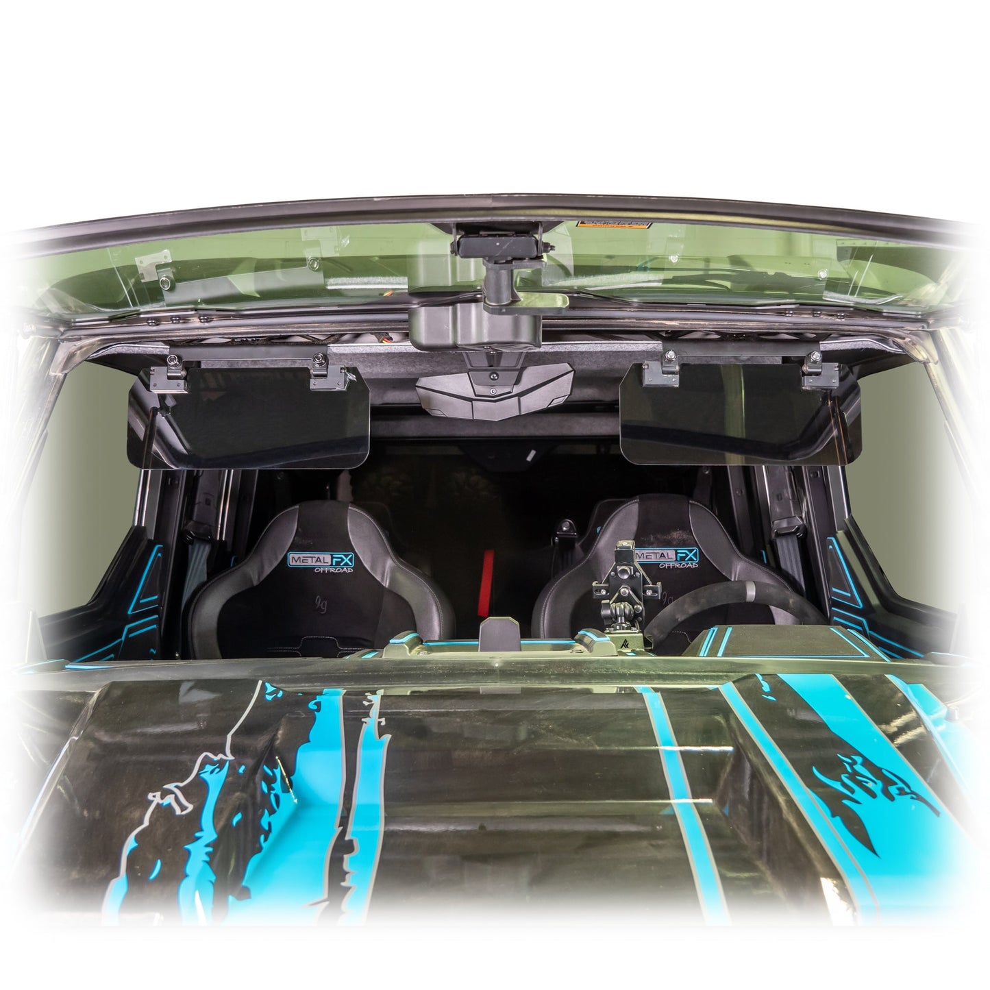 DRT Polaris 2024 Xpedition Sun Visor Kit with Tinted Shield