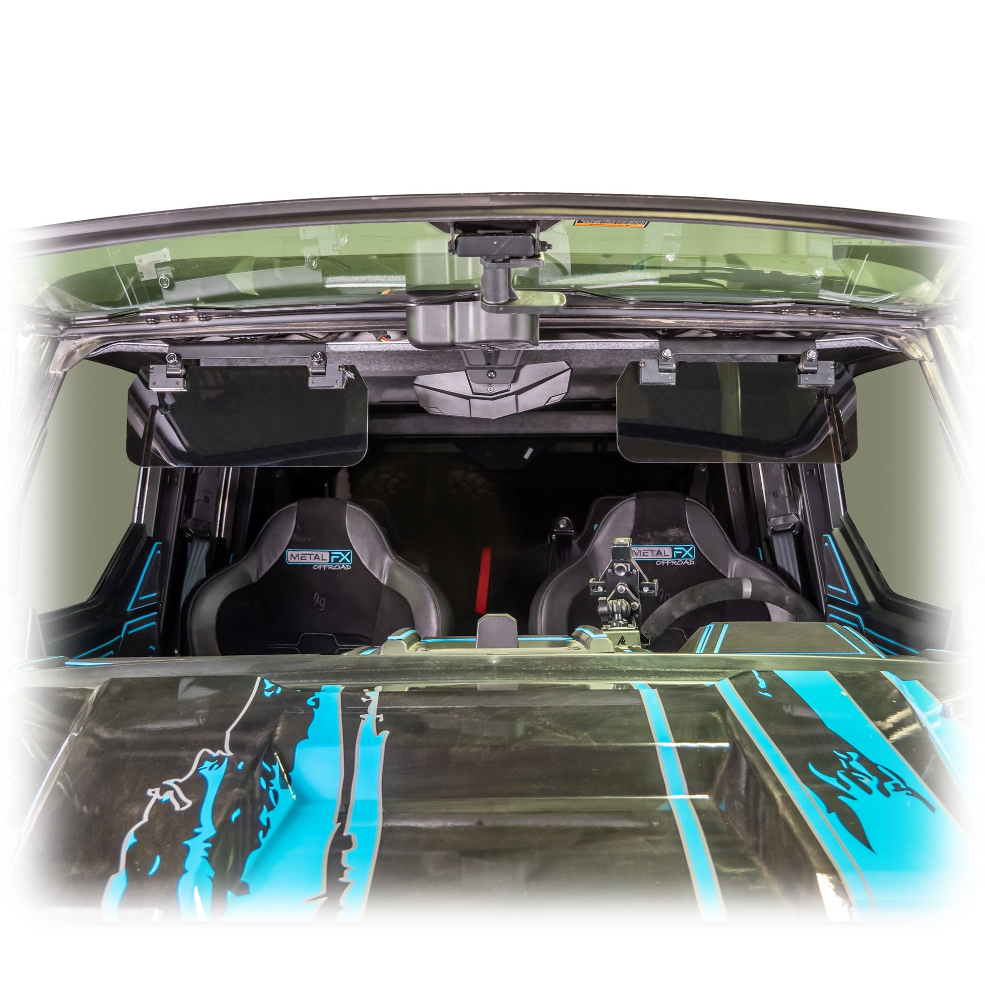 DRT Polaris 2024 Xpedition Sun Visor Kit with Tinted Shield