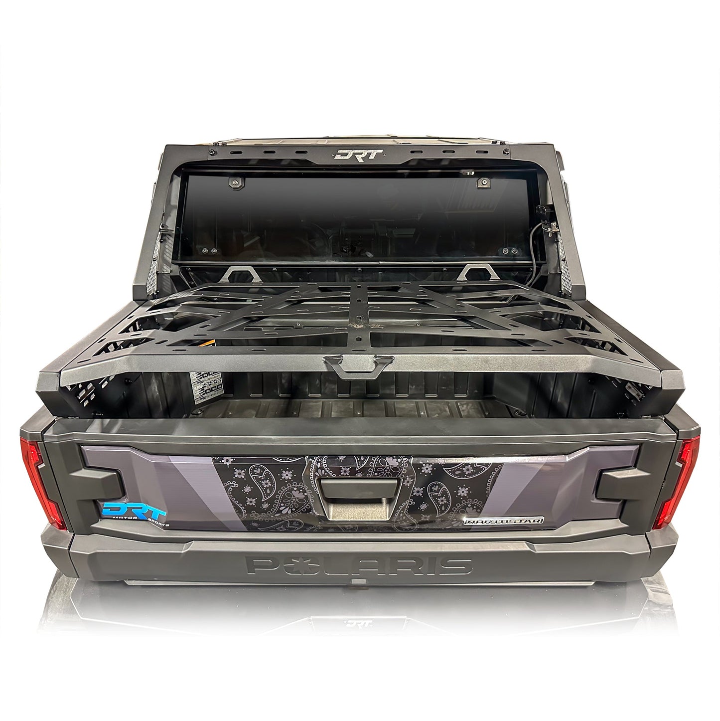 DRT Heavy‑Duty Polaris Xpedition Tire Carrier & Chase Rack System