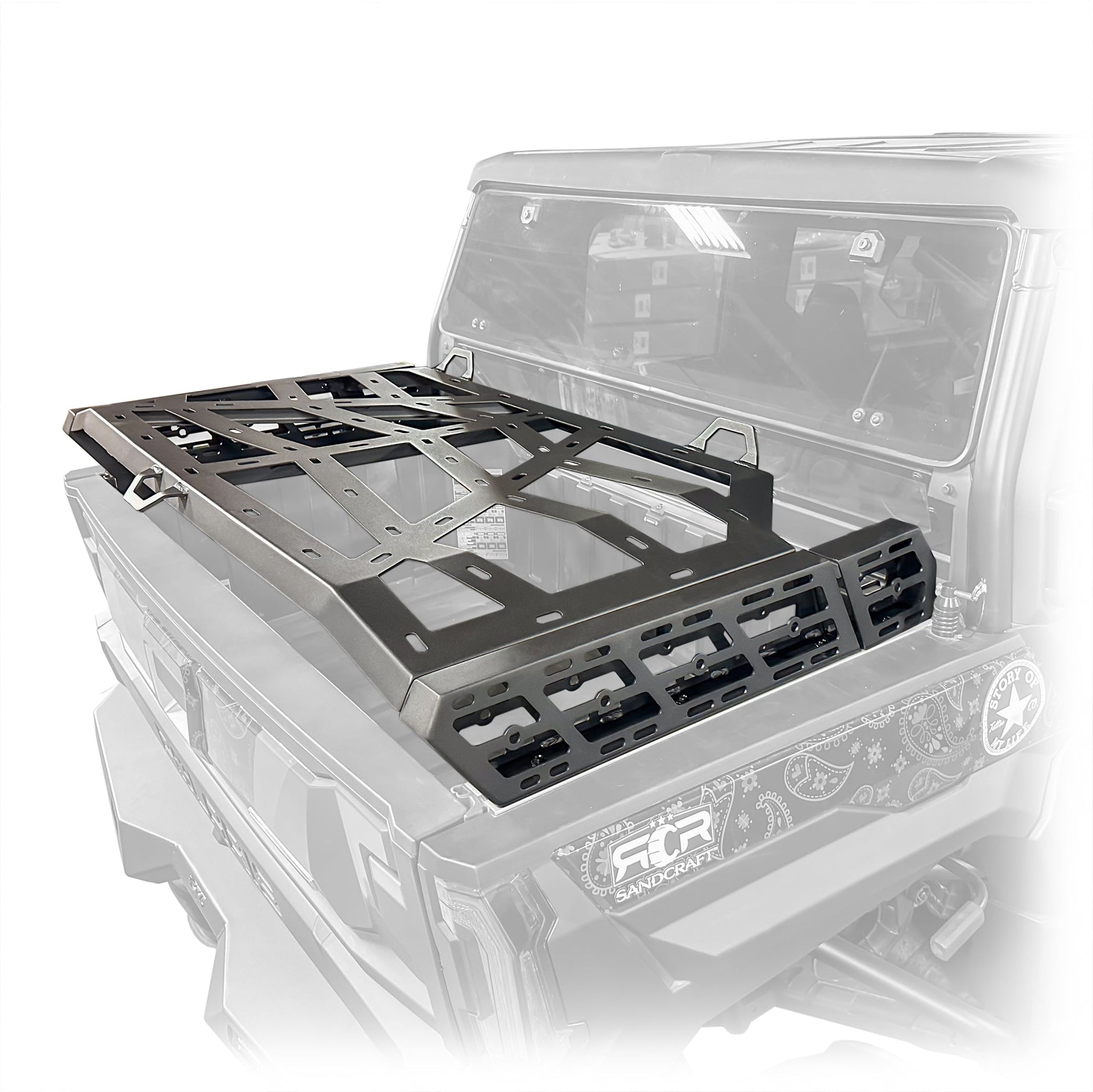 DRT Heavy‑Duty Polaris Xpedition Tire Carrier & Chase Rack System