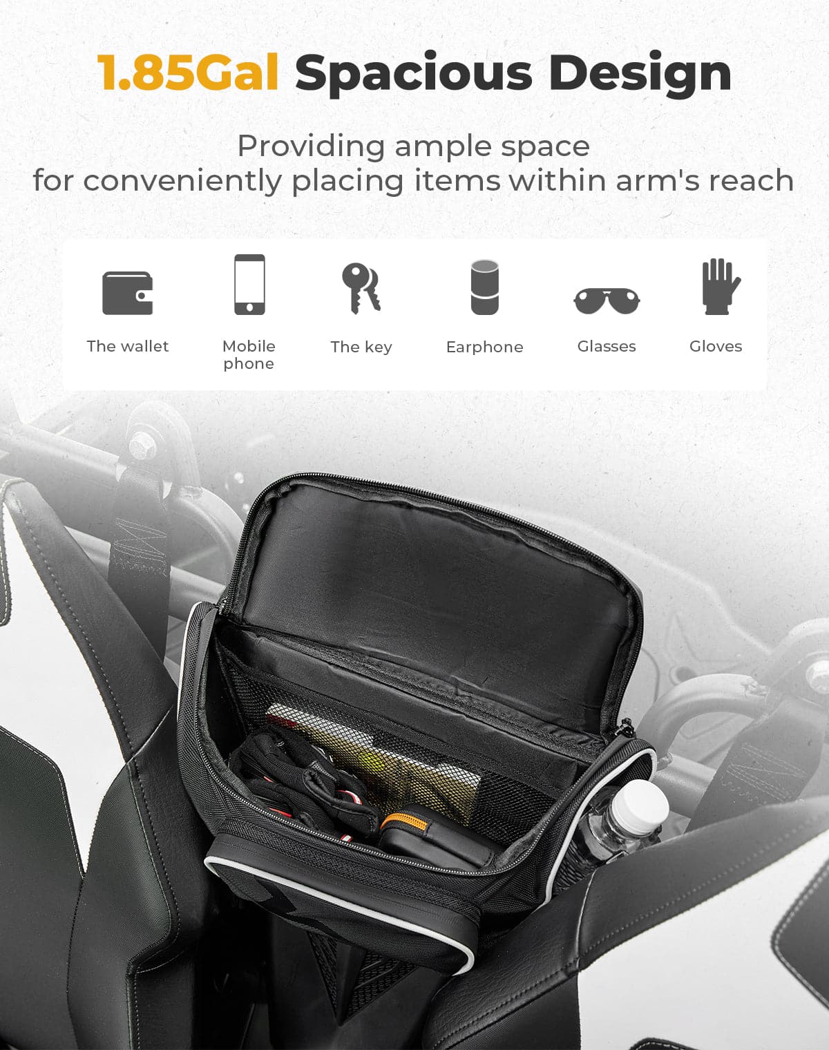 Kemimoto Storage Bag 1680D Fabric for CFMOTO ZForce 500/800/1000