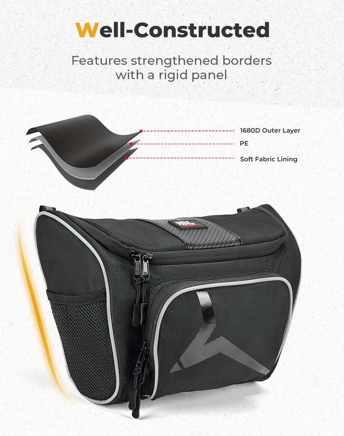 Kemimoto Storage Bag 1680D Fabric for CFMOTO ZForce 500/800/1000