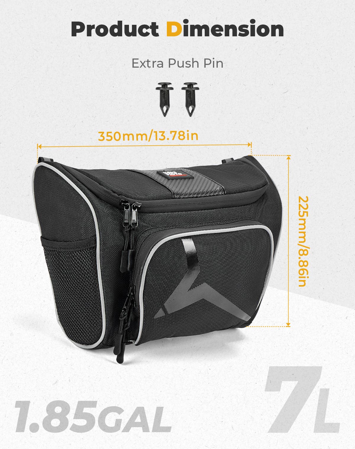 Kemimoto Storage Bag 1680D Fabric for CFMOTO ZForce 500/800/1000