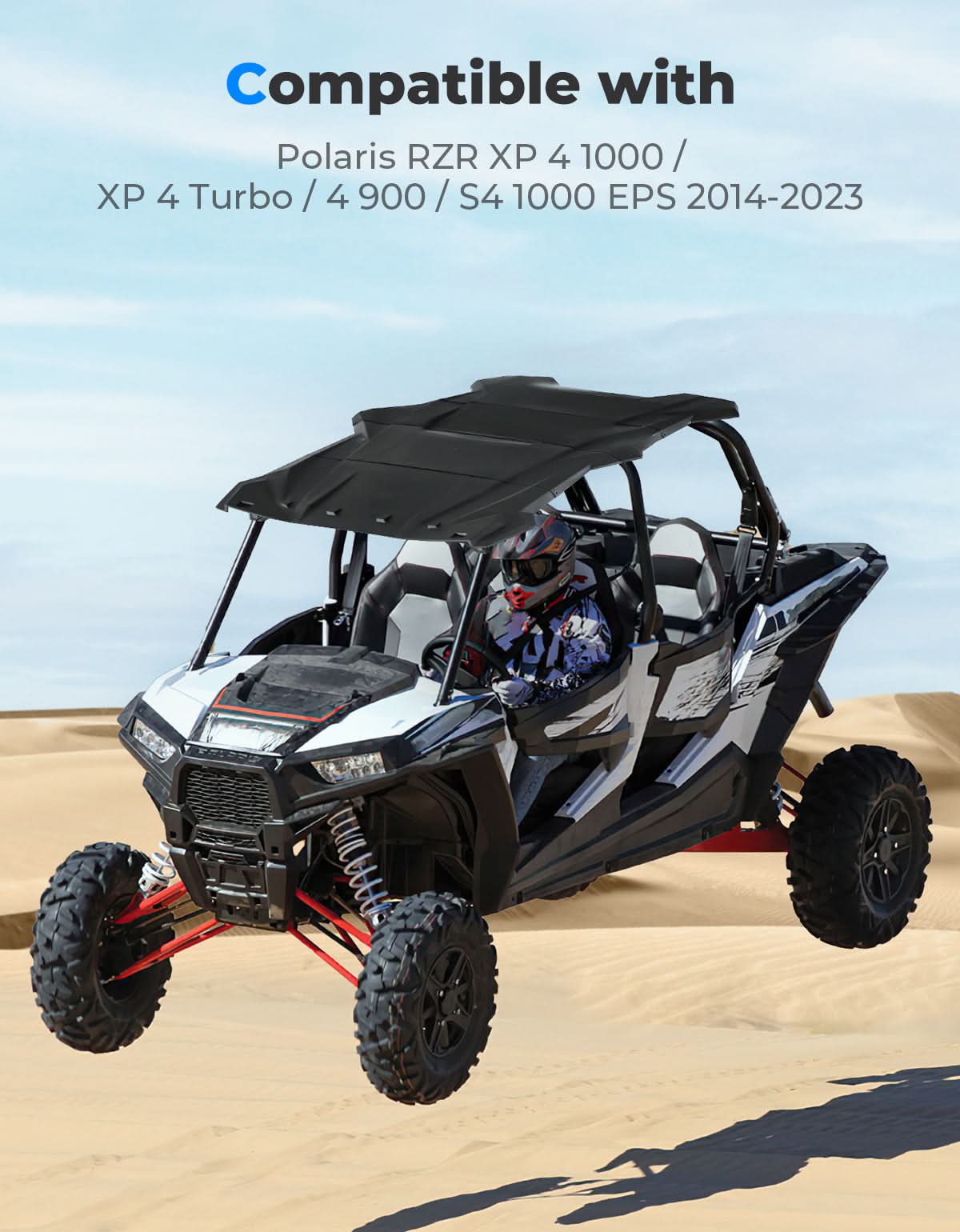 4-in-1 Sport Roof for Polaris RZR XP 4 1000 / XP 4 Turbo / 4 900 / S 4 1000 (2014-2023)
