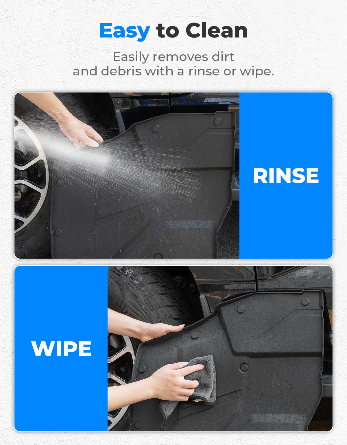 Kemimoto TPE Floor Mat for Polaris Xpedition XP/ADV 2024