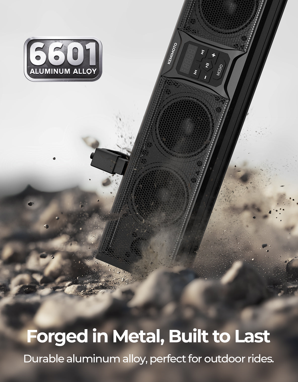Kemimoto 26" RGB Universal Sound Bar for UTVs