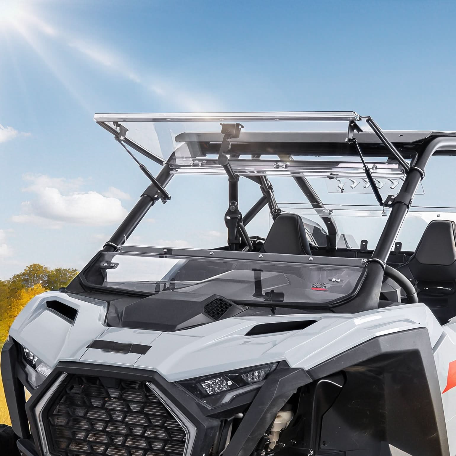 Kemimoto 3-IN-1 Flip Windshield for 2025-2026 Polaris RZR PRO