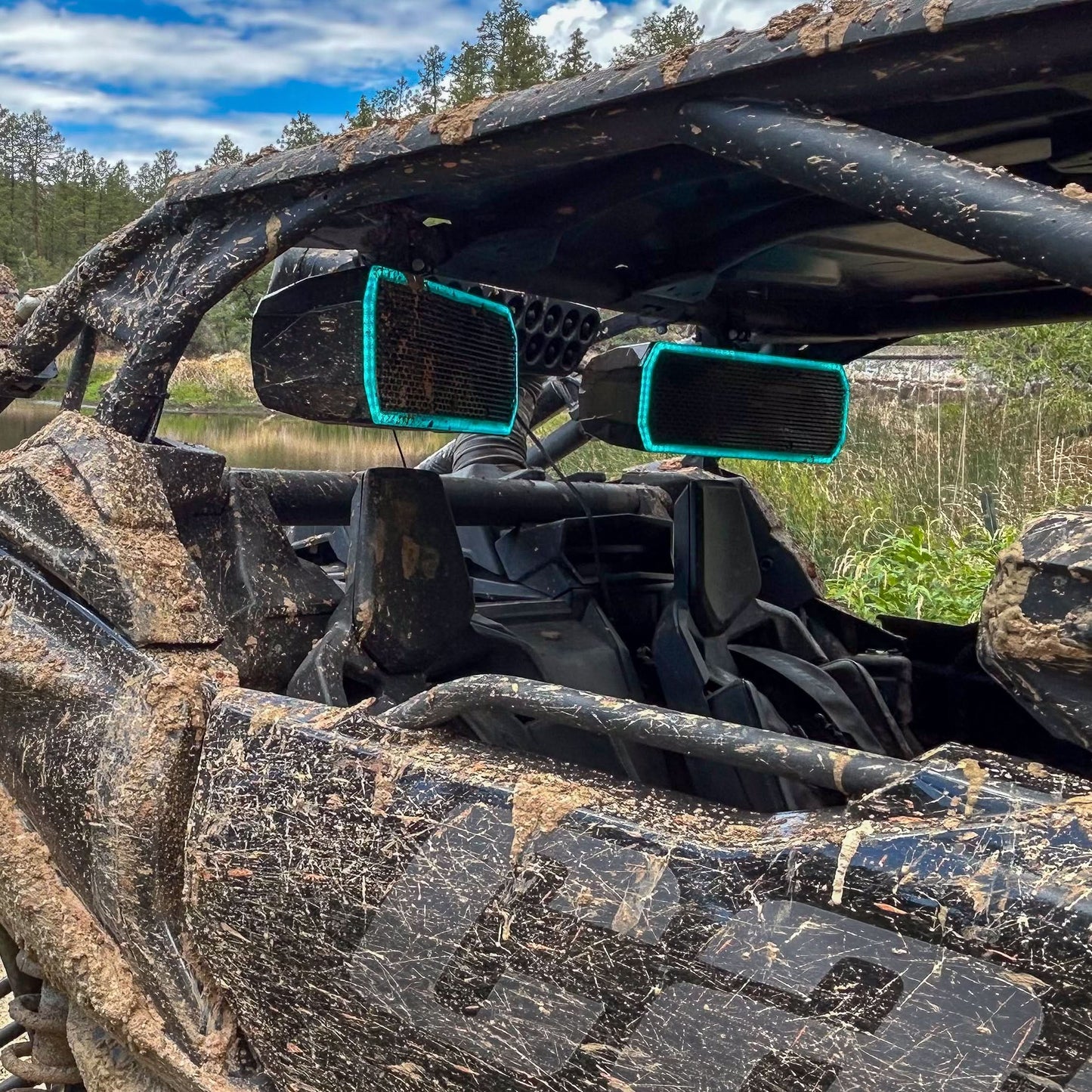 NOAM AUDIO InBar‑S B UTV Mounts Kit With Clamps