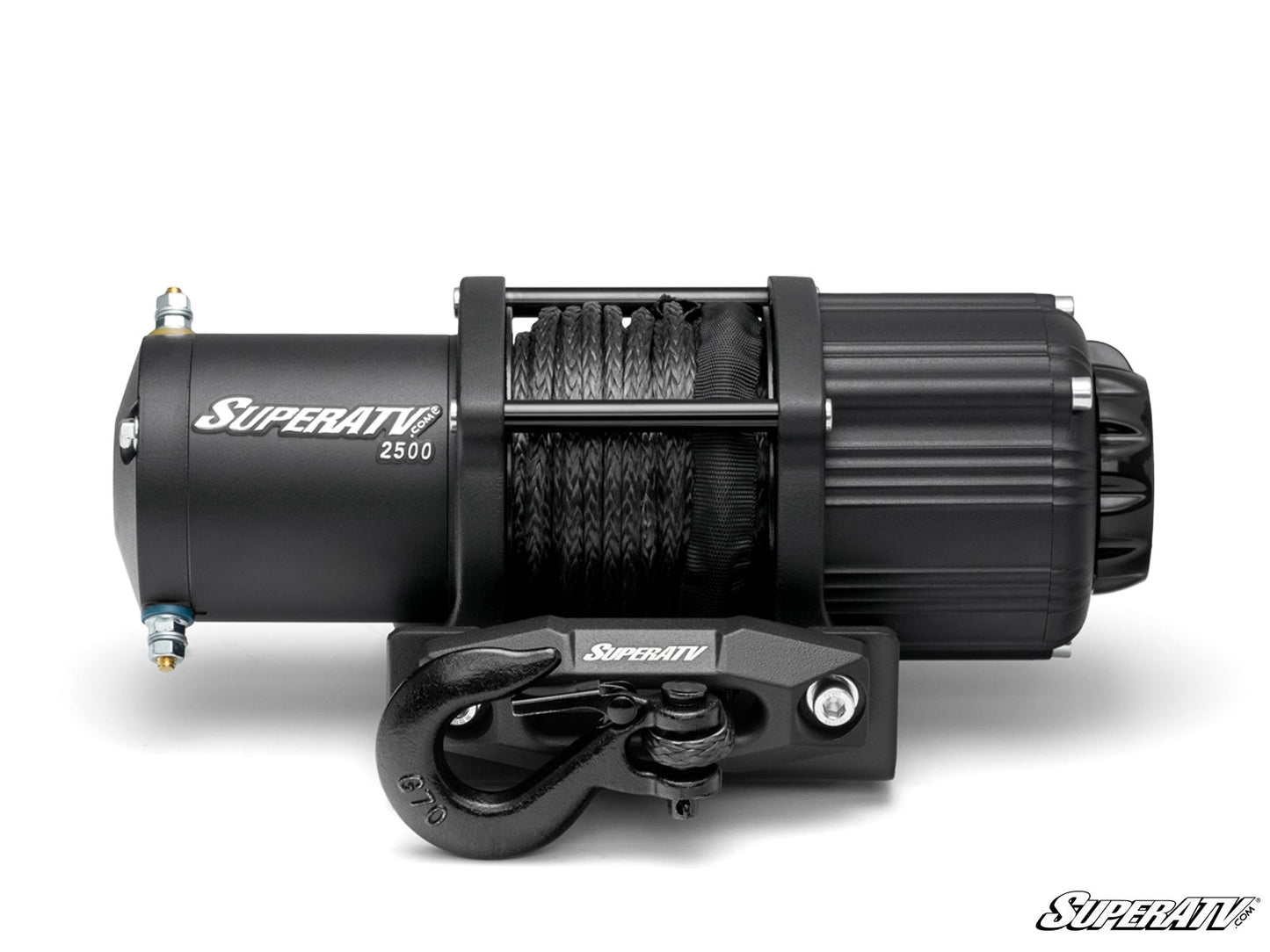 SuperATV 2500 lb UTV/ATV Winch Synthetic Rope Wireless Remote
