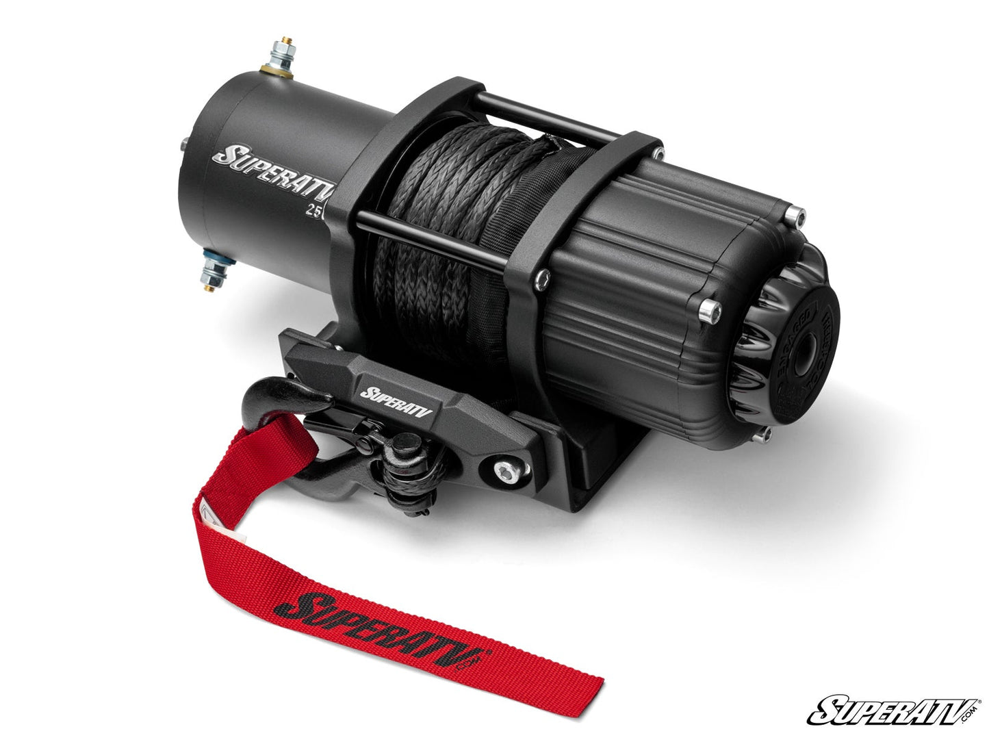 SuperATV 2500 lb UTV/ATV Winch Synthetic Rope Wireless Remote