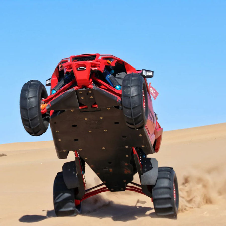 Ultimate Can-Am Maverick X3 UHMW Full Skid Plate Rock Sliders Kit