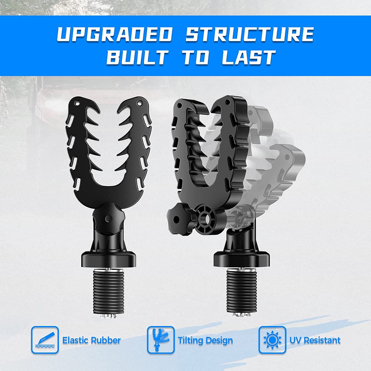 Kemimoto UTV Tool Rack for Polaris Ranger & General