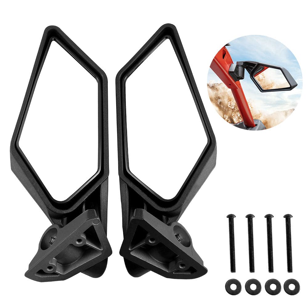Kemimoto Side View Mirrors Break-Away One Pair