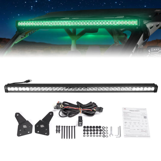 Kemimoto 50" 390W RGB LED Light Bar for Maverick X3