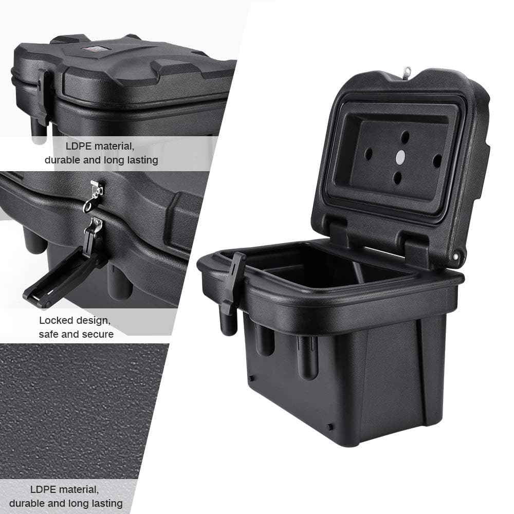 Kemimoto 20L Cargo Storage Box for Polaris General 1000