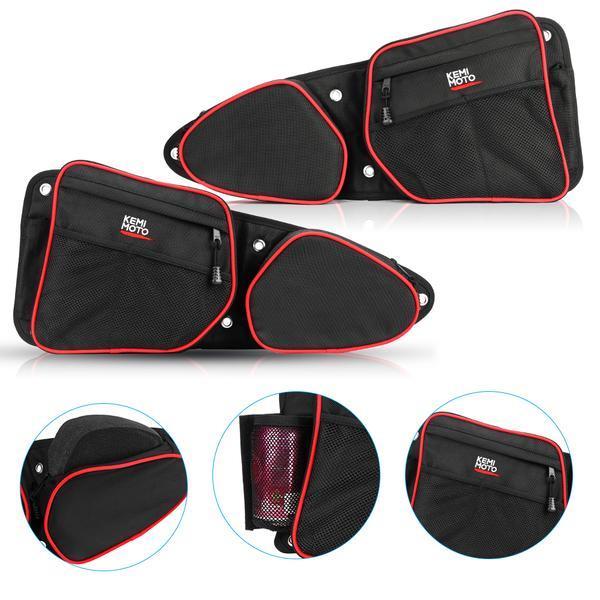 KEMIMOTO Front Door Bags & Rock Sliders for Polaris RZR